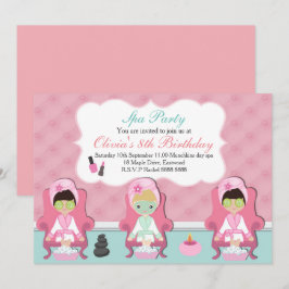 Los chicas que la invitación del balneario cuida