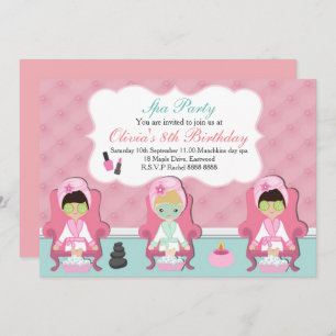 Los chicas que la invitación del balneario cuida