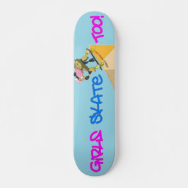 ¡Los chicas también patinan! Patineta