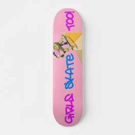 ¡Los chicas también patinan! Patineta