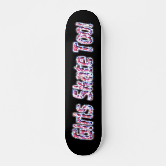¡Los chicas también patinan! Skateboard #3 (Anverso )