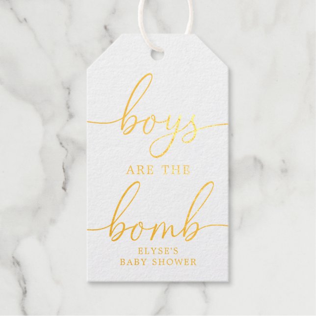 Los Chicos Son La Etiqueta De Regalo Del Relieve m (Anverso)