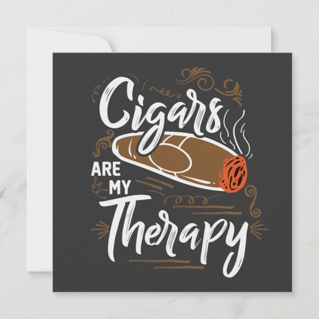 Los cigarros únicos son mi presupuesto de terapia (Anverso)