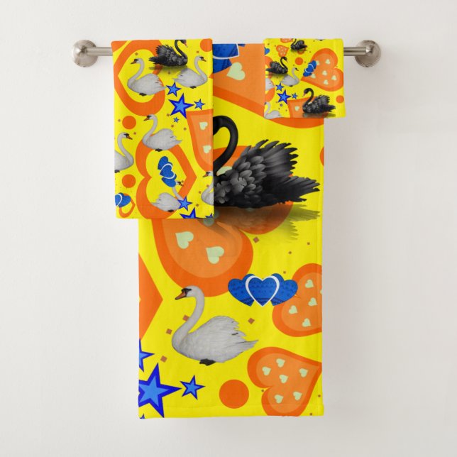 Los Cisnes Blancos Negros Lavan Las Manos De Los J (In situ)