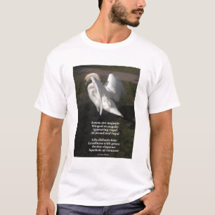 Los Cisnes De Poema De Camisetas Son Majestuosos P