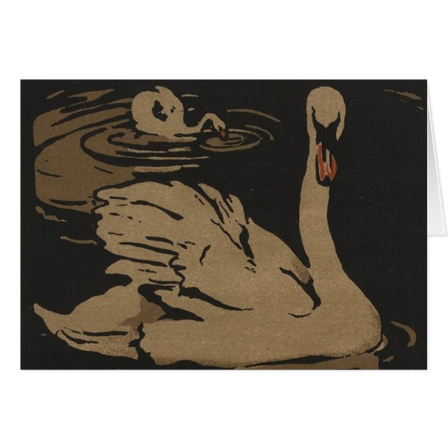 Los cisnes y sus reflexiones (Anverso (Horizontal))