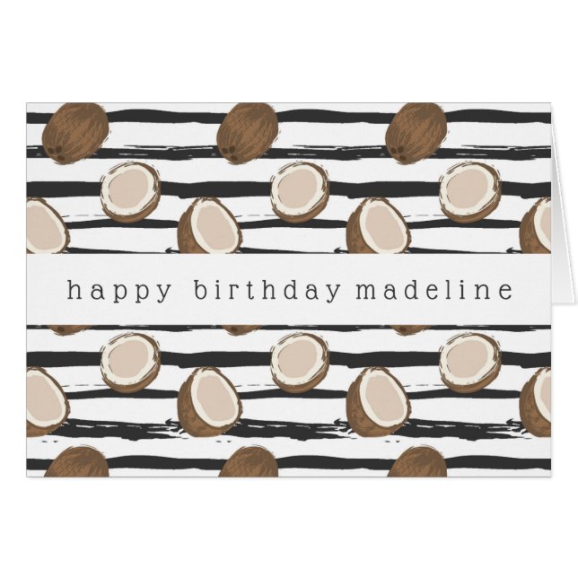 Los cocos en Grunge rayan el modelo (Anverso (Horizontal))