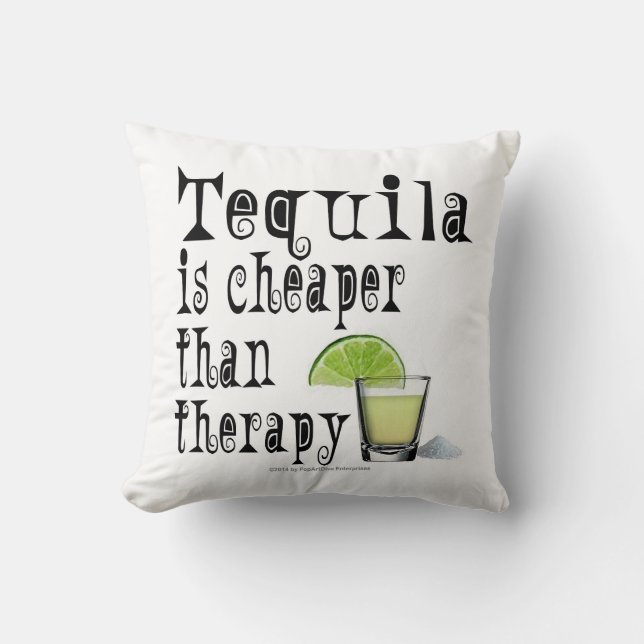 LOS COJINES DECORATIVOS, TEQUILA SON MÁS BARATOS (Anverso)