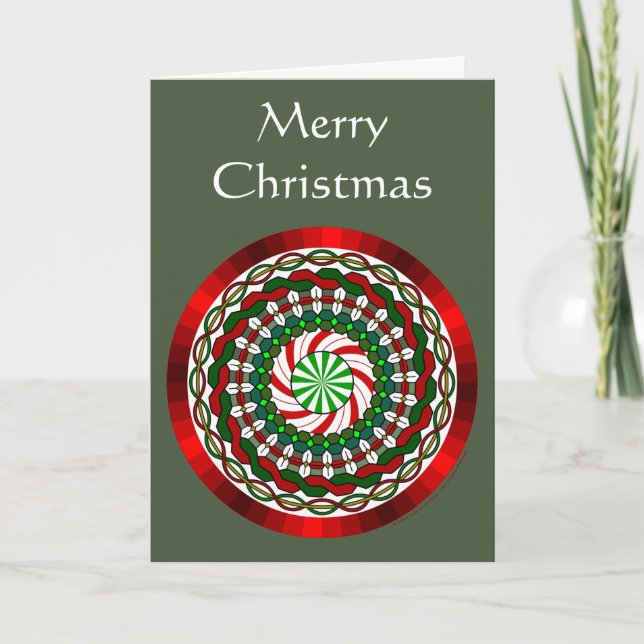 Los colores de la tarjeta de Navidad (Anverso)