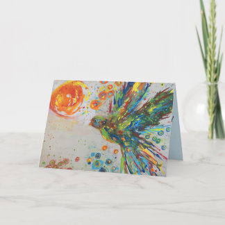 Los colores de las tarjetas de cumpleaños de Peace