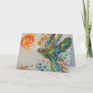 Los colores de las tarjetas de cumpleaños de Peace