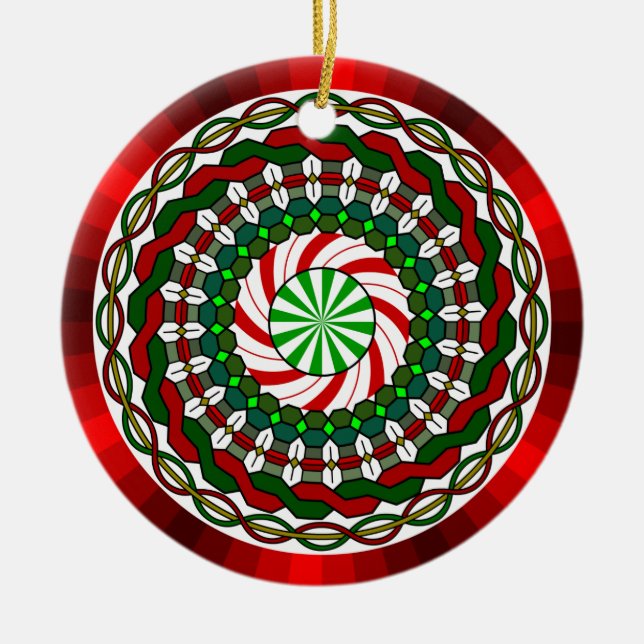 Los colores del adorno navideño (Frente)