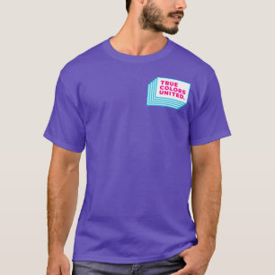Los colores verdaderos unieron la camisa (púrpura