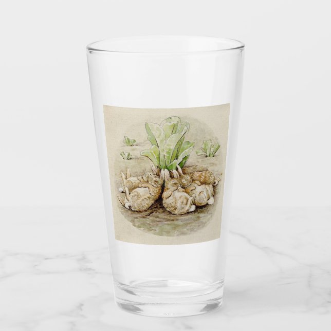 Los conejitos flopsy dormidos (por Beatrix Potter) (Anverso)