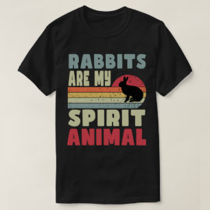 Los conejos son mi camiseta animal espiritual