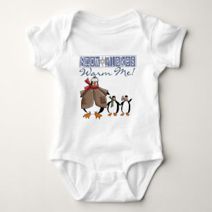 Los copos de nieve me calientan las camisetas y