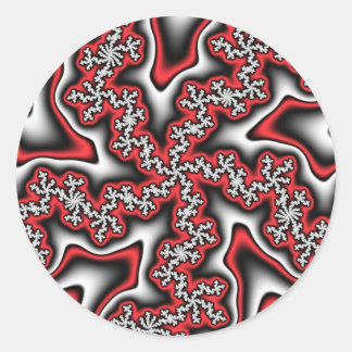 Los copos de nieve se volvieron Pegatinas salvajes