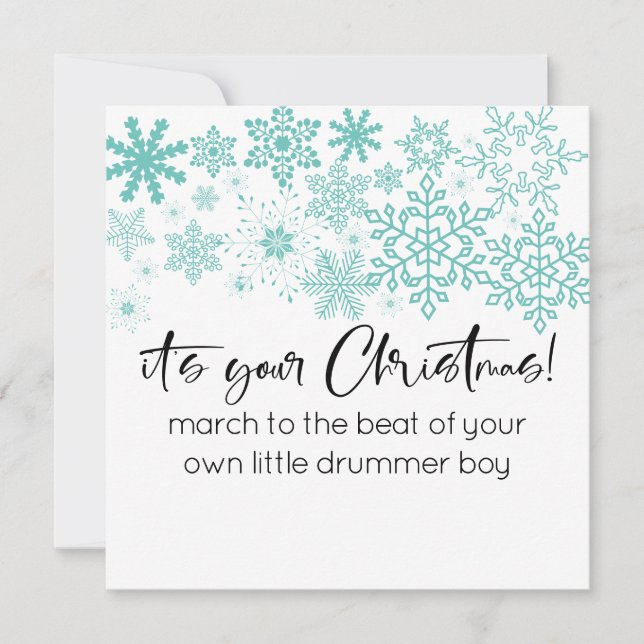 Los copos de nieve SVG modernos son tus Navidades (Anverso)