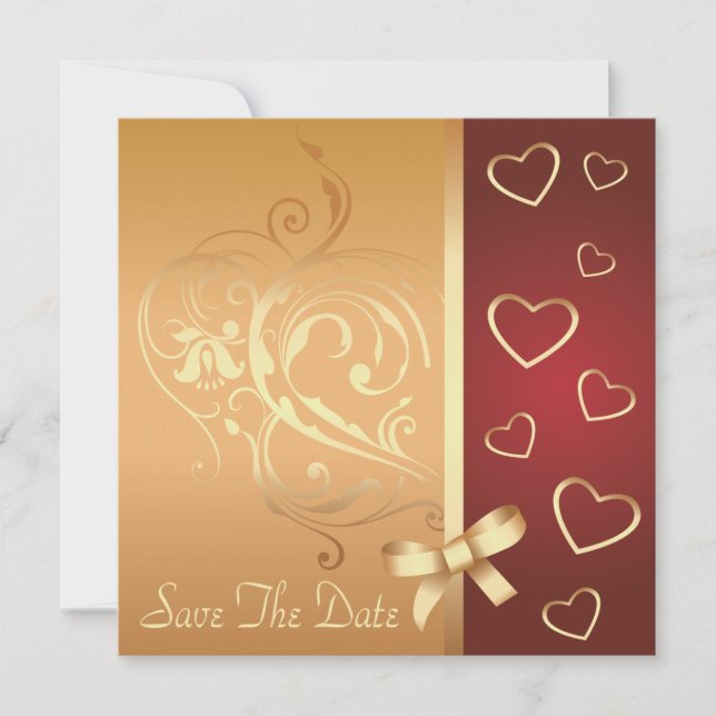 Los corazones dorados salvan el anuncio de la fech (Anverso)