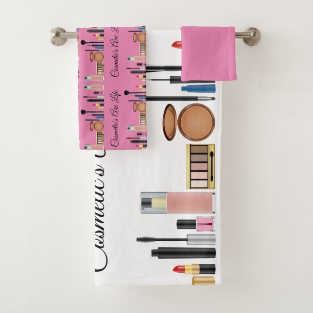 Los cosméticos son vida que el rosa bonito compone (In situ)