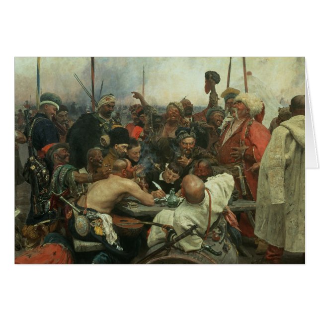 Los Cossacks de Zaporozhye (Anverso (Horizontal))
