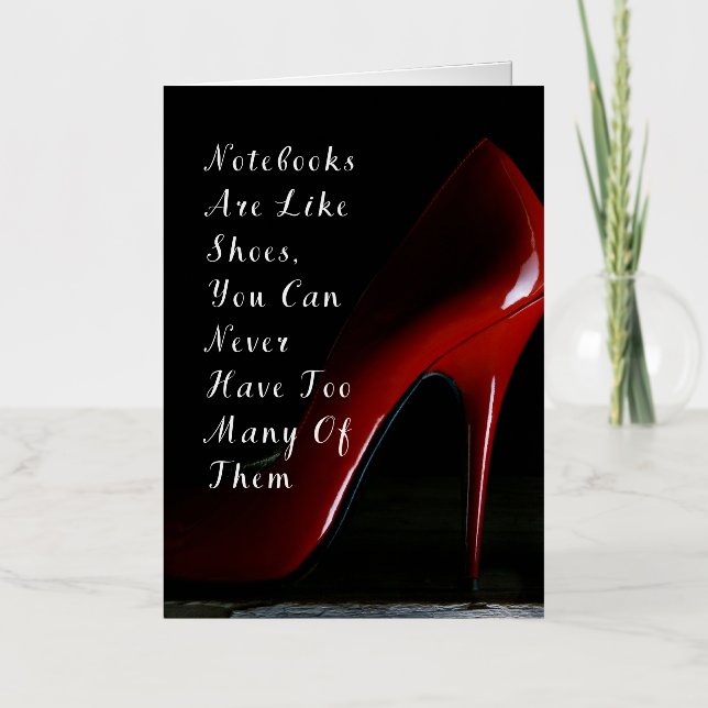Los cuadernos Red Heels son como zapatos (Anverso)