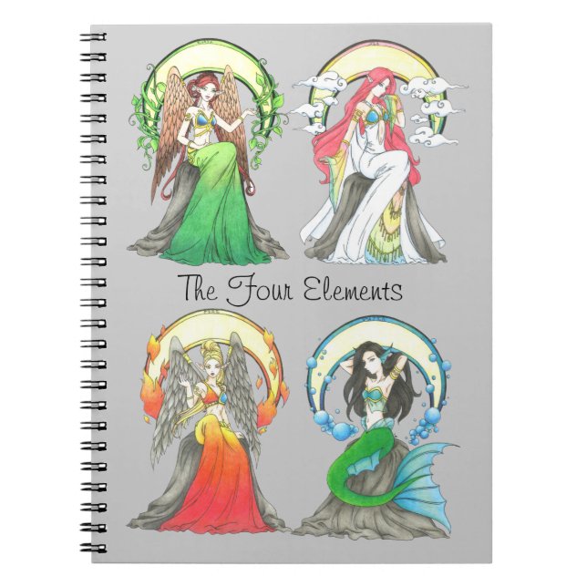 Los cuatro elementos - cuaderno (Frente)