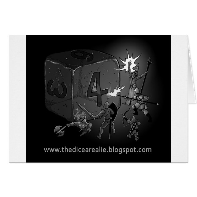 Los dados son una mentira (Anverso (Horizontal))