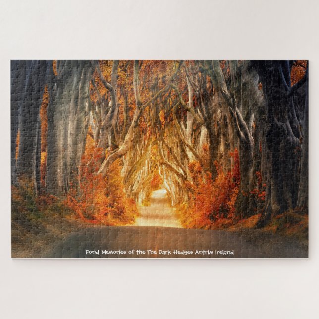 Los Dark Hedges Antrim Irlanda. Rompecabezas (Horizontal)