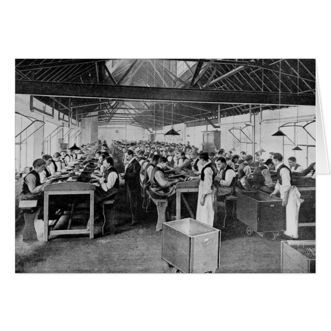 Los departamentos de fabricación de cigarros (Anverso (Horizontal))