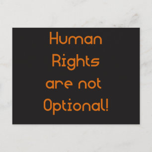 Los derechos humanos no son una postal opcional
