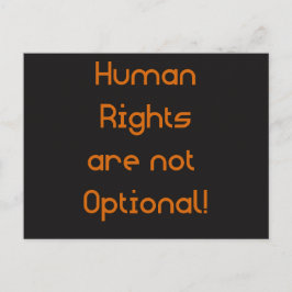 Los derechos humanos no son una postal opcional