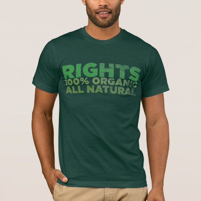 Los derechos naturales apenaron la camisa (Anverso)