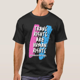 Los derechos transexuales son una camiseta de dere