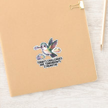 Los desafíos de hoy son el Pegatina de fuerza del 