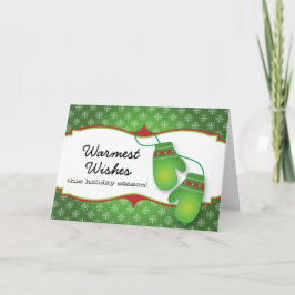 Los deseos más calientes con la tarjeta de Navidad