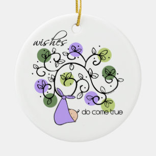 Los deseos vienen ornamento verdadero