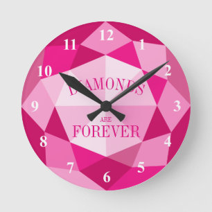 Los diamantes rosados son para siempre el reloj de
