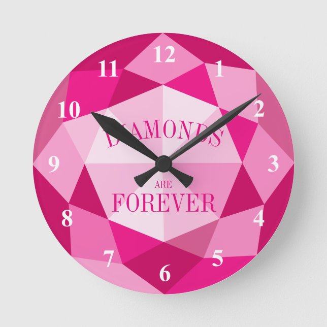 Los diamantes rosados son para siempre el reloj de (Anverso)