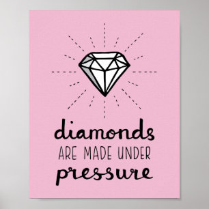 Los Diamantes Se Hacen Bajo Presión Para Su Póster