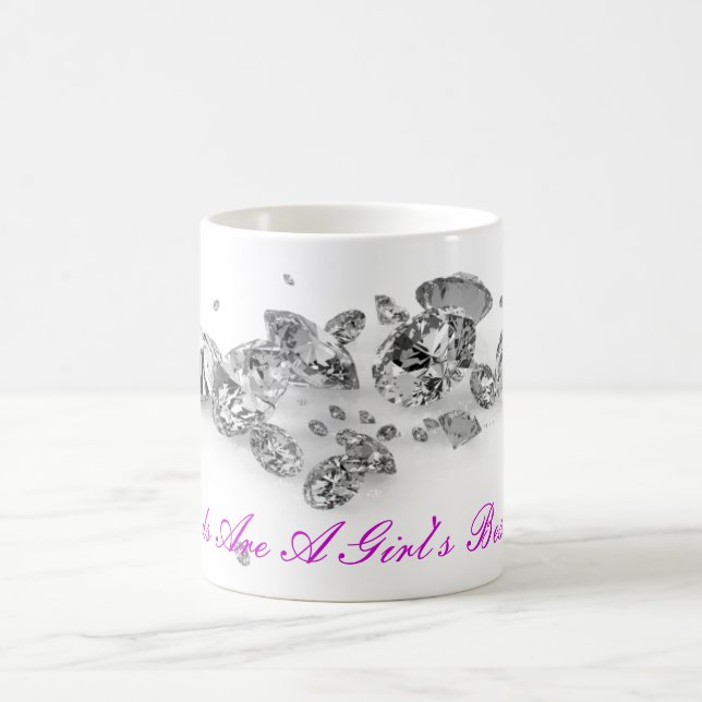 Los diamantes son taza del mejor amigo de un chica (Centro)