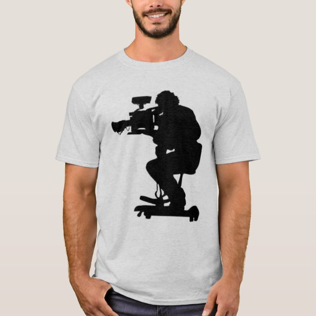 Los directores de cine siluetean la camiseta para (Anverso)