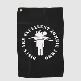 Los discos son excelentes toallas de golf de Zombi