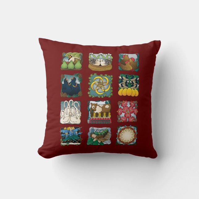 Los doce días de almohada del navidad (Anverso)