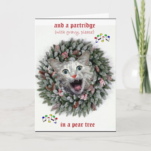 Los doce días de un gato de navidad (Anverso)