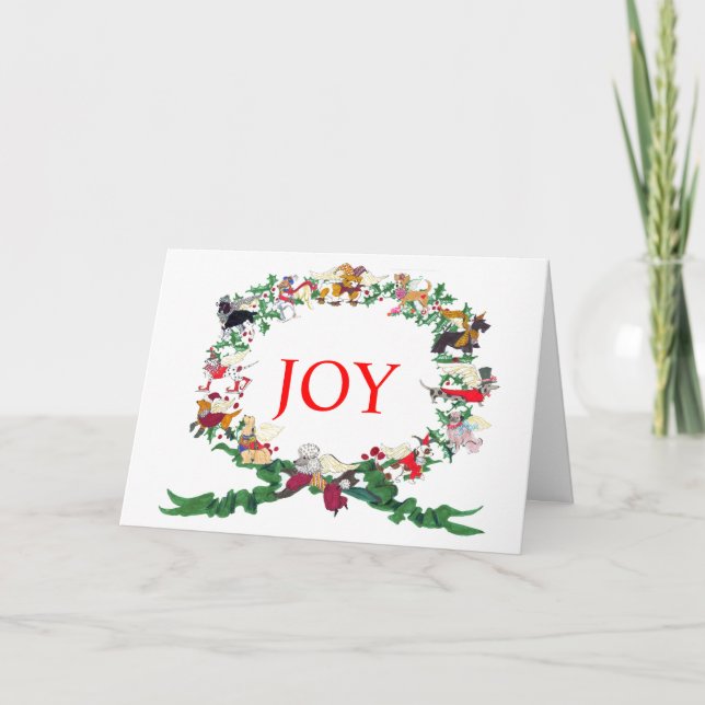 Los doce perros de la tarjeta de Navidad (Anverso)