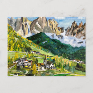 Los Dolomitas, la postal
