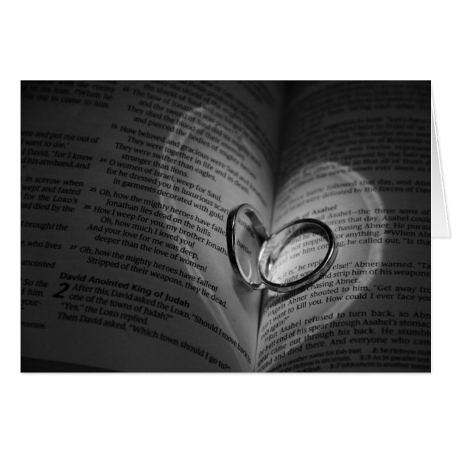 Los dos anillos de los hombres en biblia (Anverso (Horizontal))