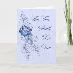 Los dos serán una carta de invitación de boda dela