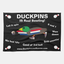 Los duckpins son bolas reales - toalla